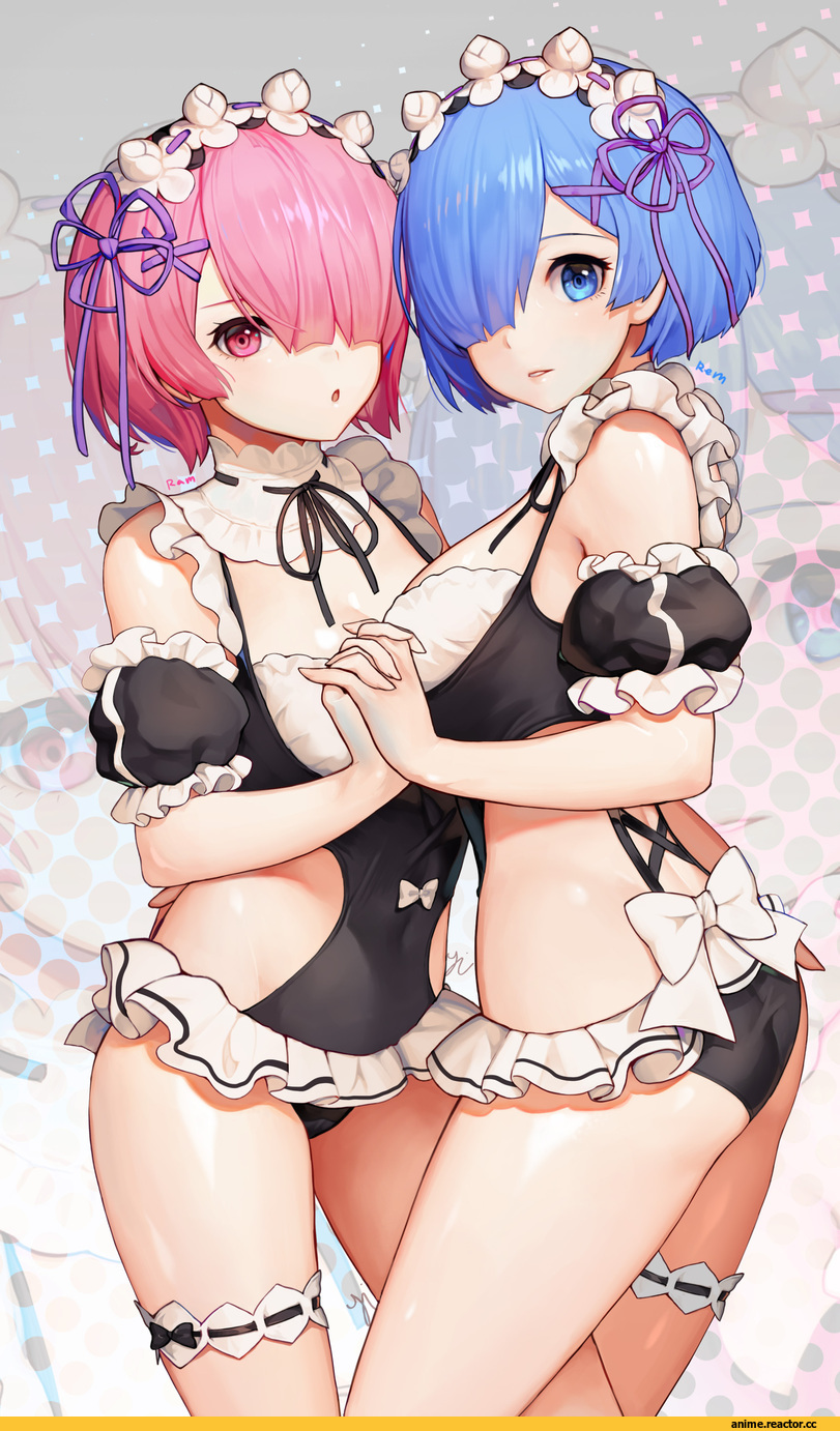 Rem (re zero), Re Zero Kara Hajimeru Isekai Seikatsu, Anime Ero Pantsu, Anime Ero, Anime Ero Oppai, suwakana, под катом еще одна, Anime
