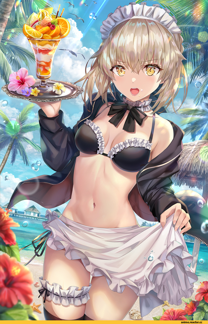 Saber Alter, Fate/Stay Night, Fate (series), Maid, Anime Ero Swim, Anime Ero, torino akua, Anime Art, artist, Anime