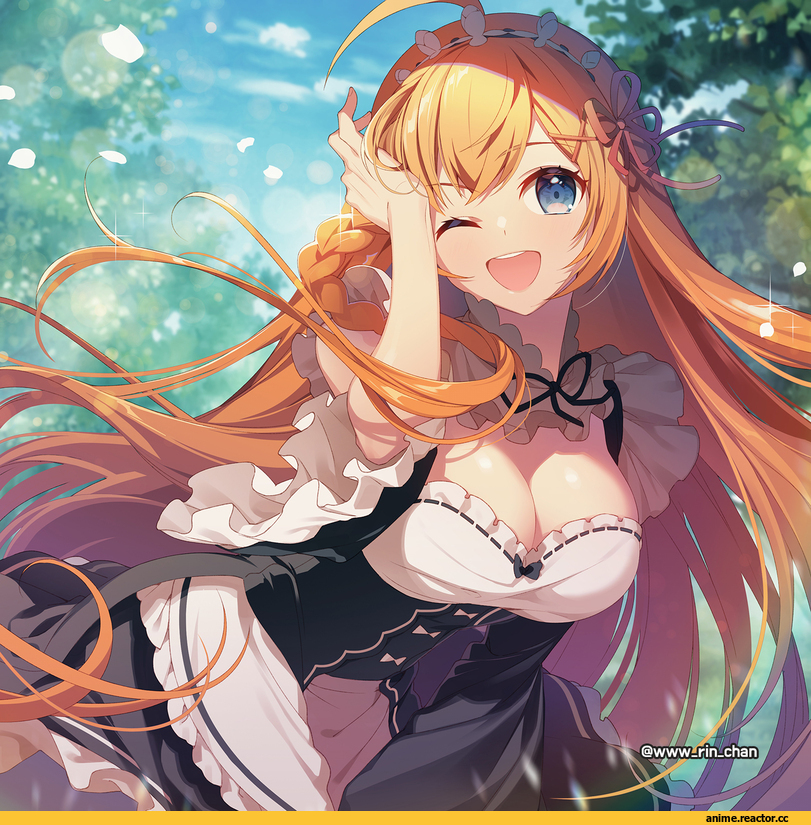 Pecorine (Princess Connect!), Princess Connect!, Игры, crossover, Maid, Re Zero Kara Hajimeru Isekai Seikatsu, Anime Ero, monami, Anime