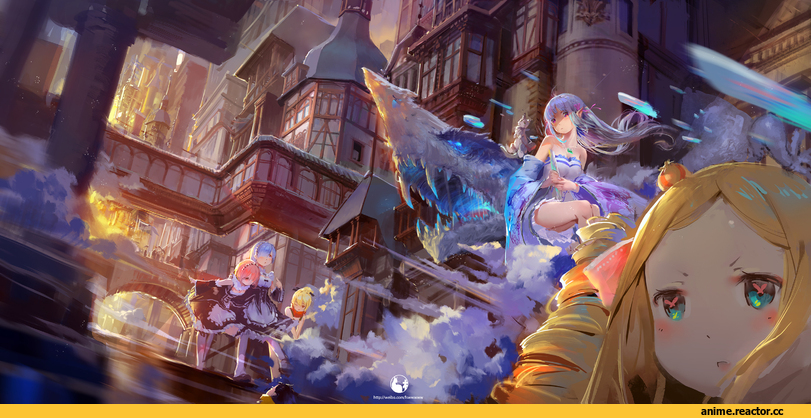 mu mu shang wen, Rem (re zero), Re Zero Kara Hajimeru Isekai Seikatsu, Ram (Re Zero), Emilia (re zero), Beatrice (Re Zero), Felt (re zero), Natsuki Subaru, Anime