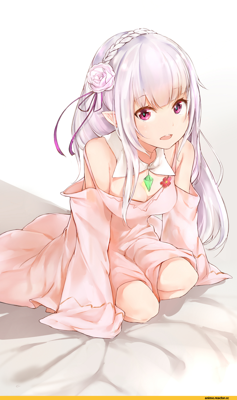 Re Zero Kara Hajimeru Isekai Seikatsu, Emilia (re zero), Silver, Anime