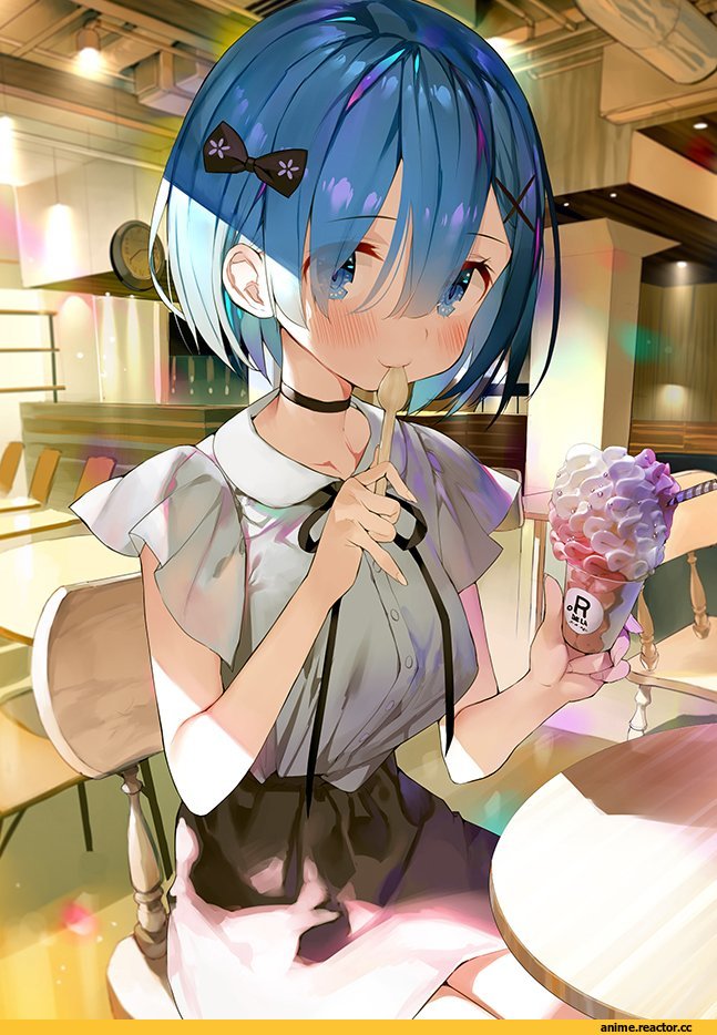 Rem (re zero), Re Zero Kara Hajimeru Isekai Seikatsu, Anime Art, artist, umaiyo_puyoman, Anime