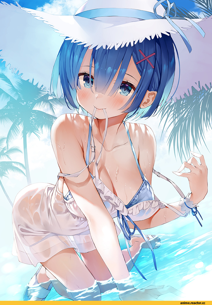 Re Zero Kara Hajimeru Isekai Seikatsu, Rem (re zero), Matsui Hiroaki, Anime Art, artist, Anime Ero Swim, Anime Ero, Anime