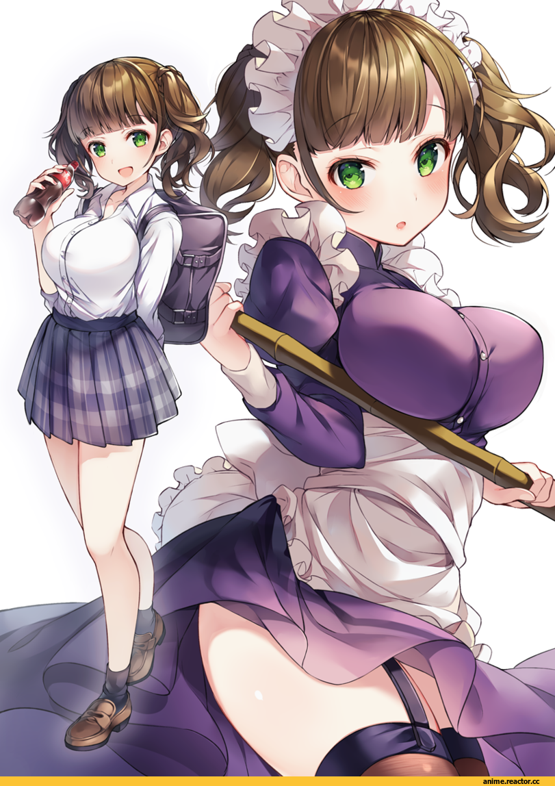 AO, Maid, Anime Ero, pixiv id 6199553, Anime Ero Kyonyuu, Anime
