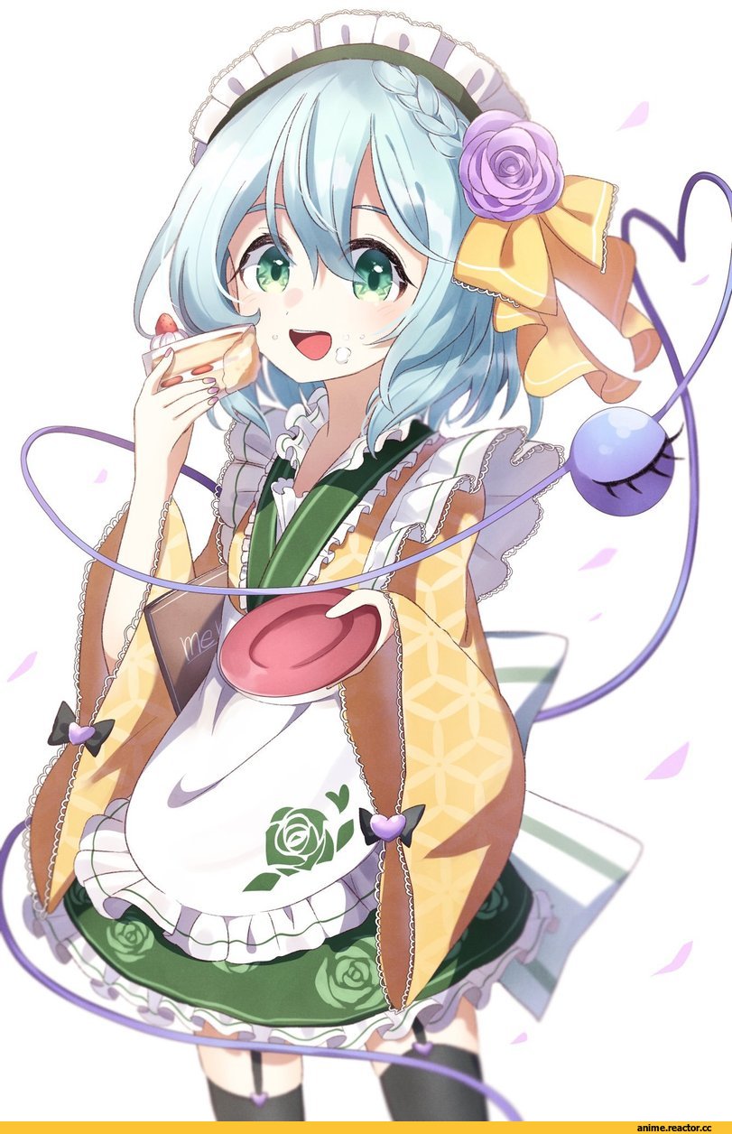 Touhou Project, Komeiji Koishi, artist, ametama (runarunaruta5656), Anime Art, Maid, Anime