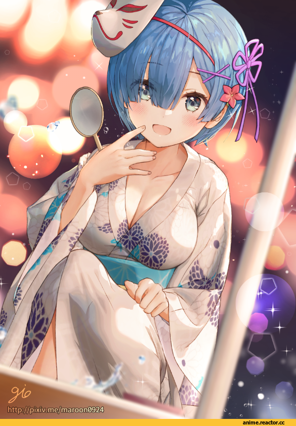 Re Zero Kara Hajimeru Isekai Seikatsu, Rem (re zero), Anime Art, artist, Anime