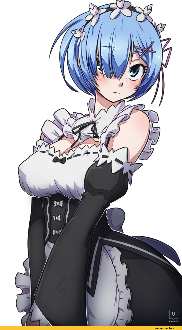Anime Art, artist, Rem (re zero), Re Zero Kara Hajimeru Isekai Seikatsu, Kawa-V, Anime