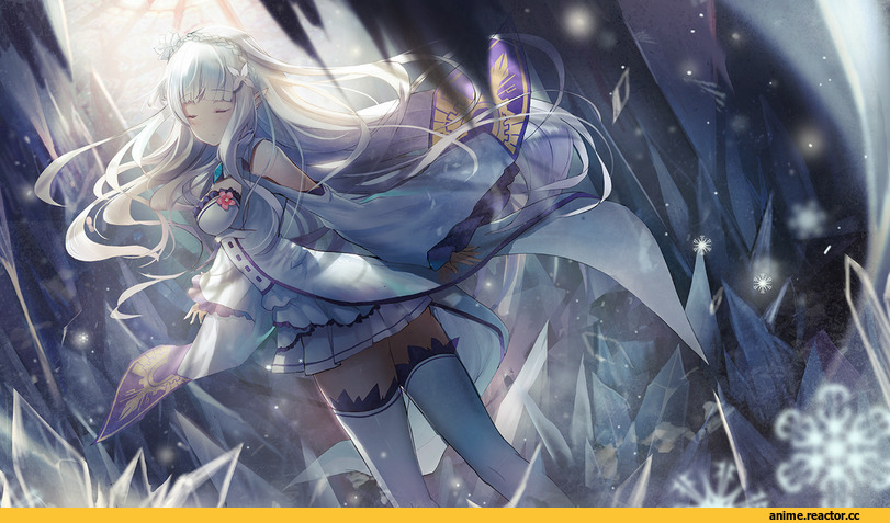Re Zero Kara Hajimeru Isekai Seikatsu, Emilia (re zero), fuyouchu, Anime