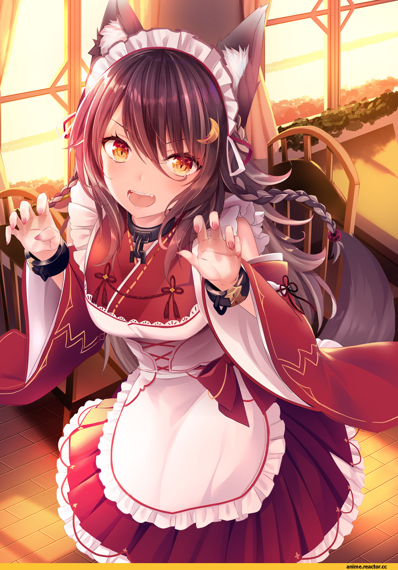 Haruka Natsuki, Anime Art, artist, AO, Animal Ears, Maid, Anime