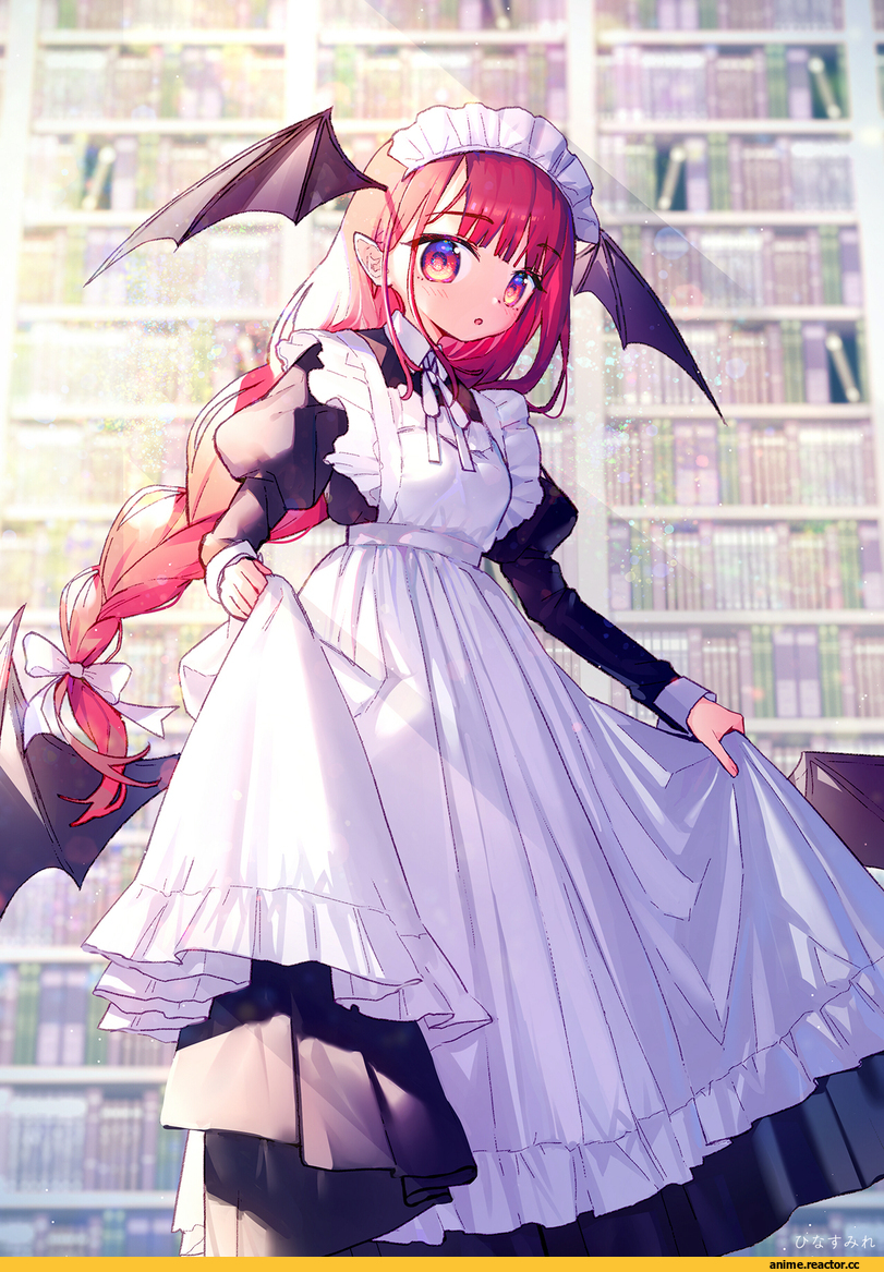Touhou Project, Koakuma, hinasumire, Maid, Anime