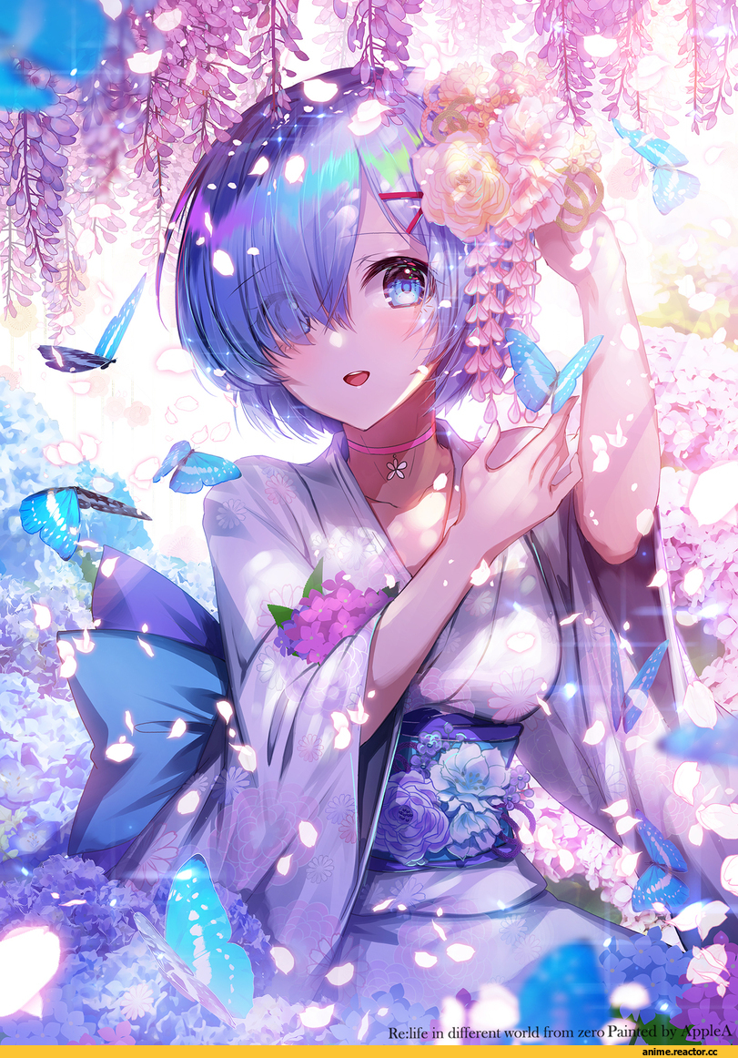 Apple Caramel, Anime Art, artist, Rem (re zero), Re Zero Kara Hajimeru Isekai Seikatsu, Anime