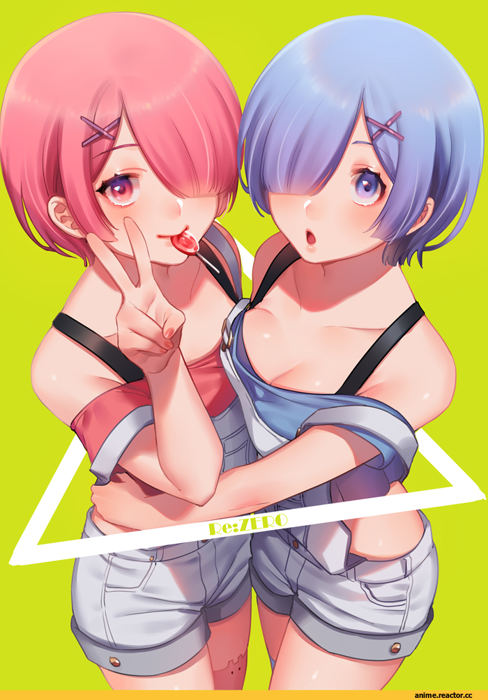 Re Zero Kara Hajimeru Isekai Seikatsu, Rem (re zero), Ram (Re Zero), noriuma, Anime