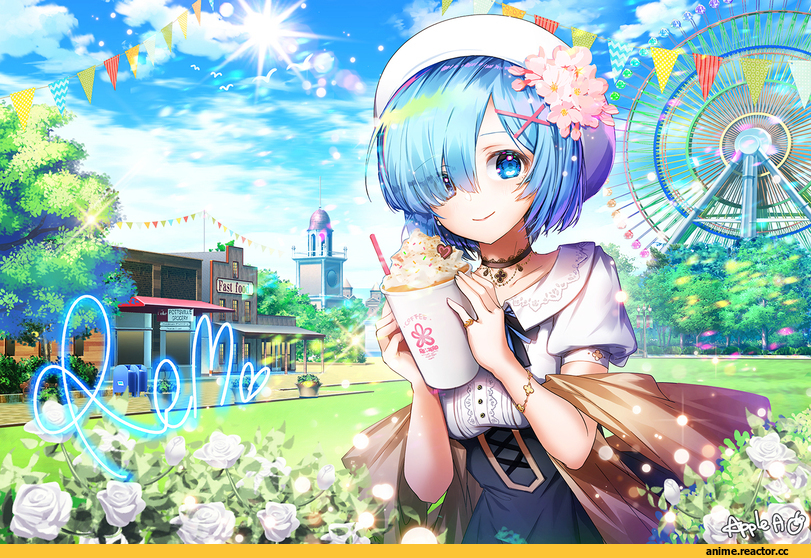 Rem (re zero), Re Zero Kara Hajimeru Isekai Seikatsu, Apple Caramel, Anime