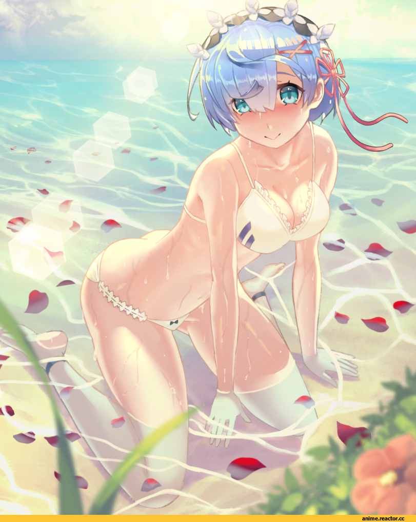 kazto furuya, Anime Art, artist, Anime Ero Swim, Anime Ero, Rem (re zero), Re Zero Kara Hajimeru Isekai Seikatsu, Anime