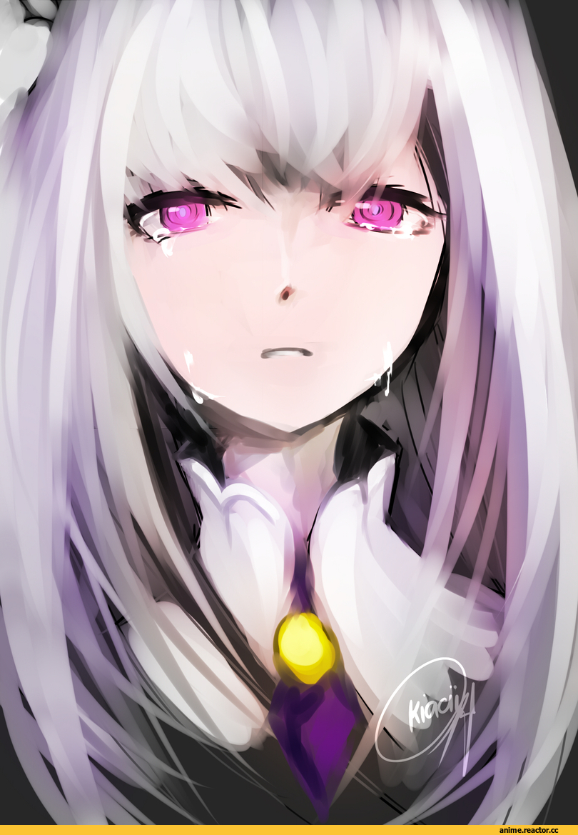 Emilia (re zero), Re Zero Kara Hajimeru Isekai Seikatsu, Anime Paint, Anime Art, Kiacii, Anime
