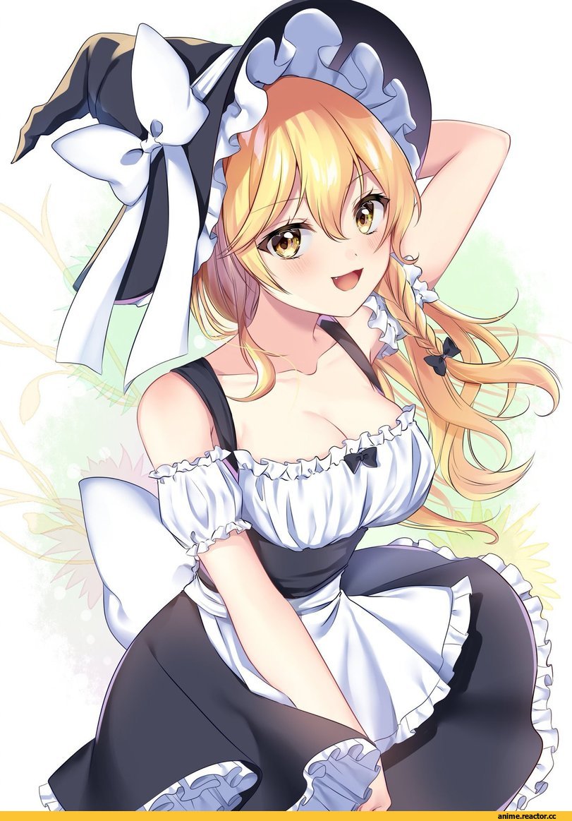 Touhou Project, Kirisame Marisa, shiki (s1k1xxx), Maid, Anime