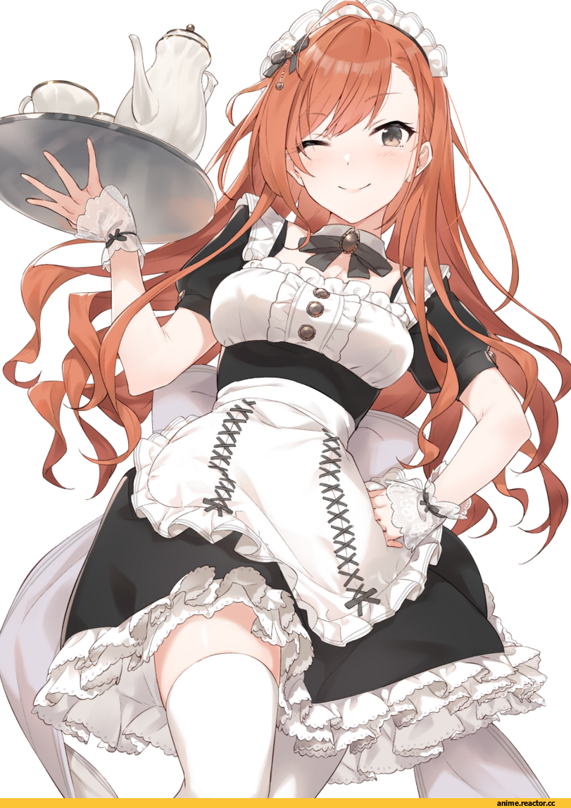 Hayashi Kewi, Anime Art, artist, arisugawa natsuha, Maid, Idolmaster, Anime