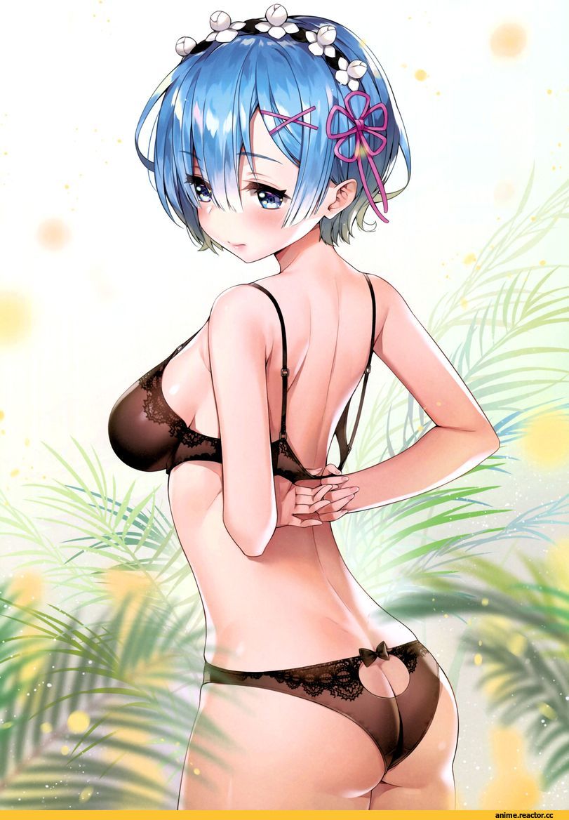 Rem (re zero), Re Zero Kara Hajimeru Isekai Seikatsu, Anime Ero, Anime Ero Pantsu, Anime Ero Ass, Ayamy, под катом еще одна, Anime