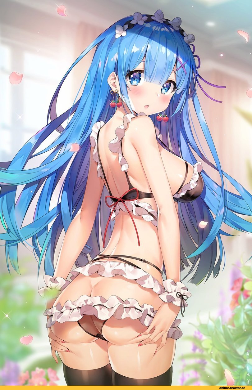 Rem (re zero), Re Zero Kara Hajimeru Isekai Seikatsu, Anime Ero, Anime Ero Pantsu, Anime Ero Ass, Ayamy, Anime