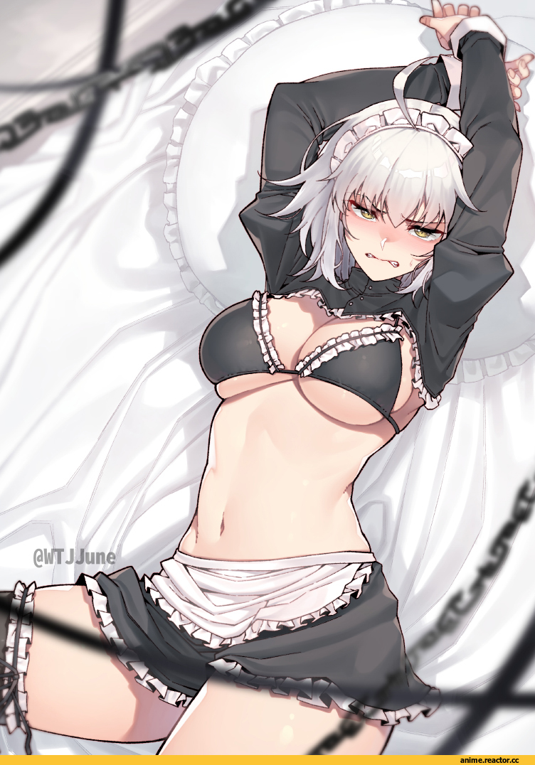 Jjune, Anime Art, artist, Jeanne Alter, Fate/Grand Order, Fate (series), Anime Ero, Maid, Anime
