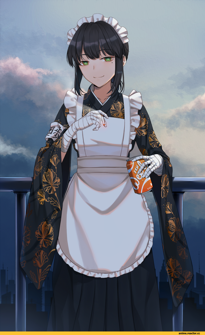 Maid, AO, reiji-rj, Anime Art, artist, Anime