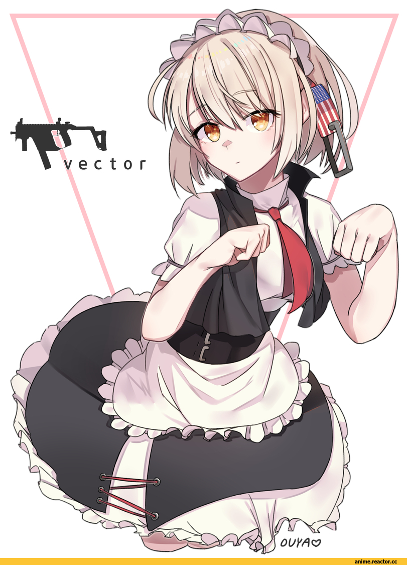 Girls Frontline, VECTOR (Girls Frontline), ouya, Maid, Anime