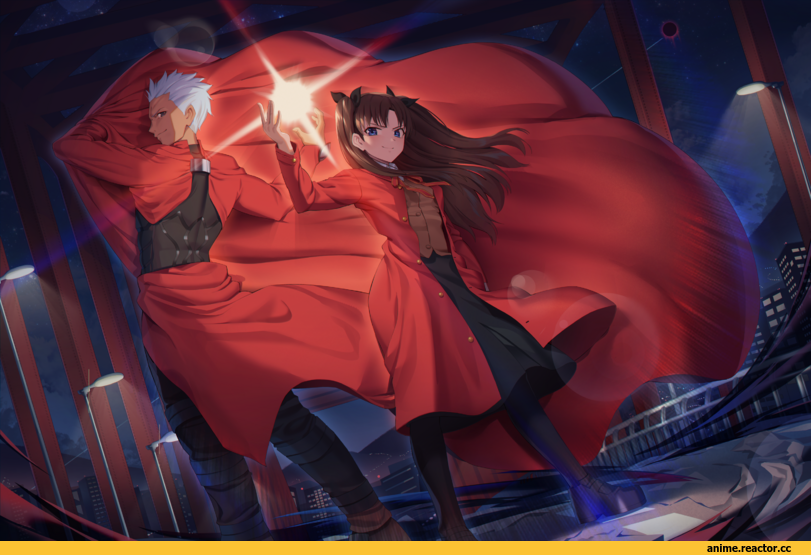 goback, Anime Art, artist, Toosaka Rin, Fate (series), Archer (Fate/stay night), Fate/Stay Night, Anime
