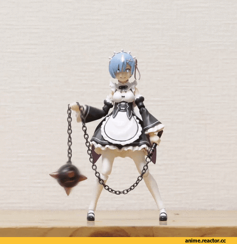 shinohara kenta, Rem (re zero), Re Zero Kara Hajimeru Isekai Seikatsu, anime gif, фигурка, Anime