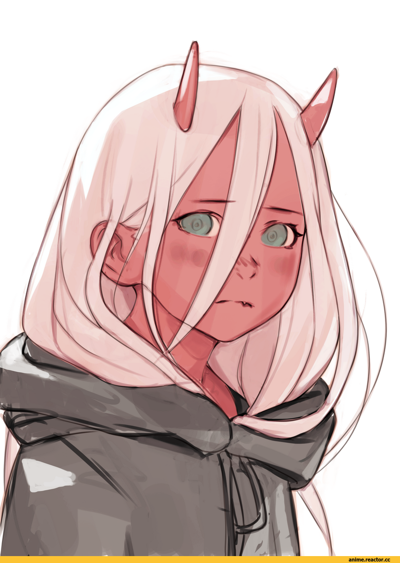 Jeff Macanoli, artist, Zero Two (Darling in the Franxx), Darling In The Franxx, art девушка, art, Anime