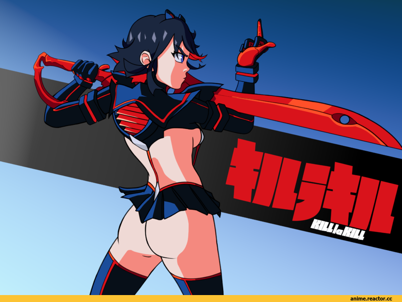 Kill la Kill, Matoi Ryuuko, арт клуб, фэндомы, арт девушка, art, нарисовал сам, Anime