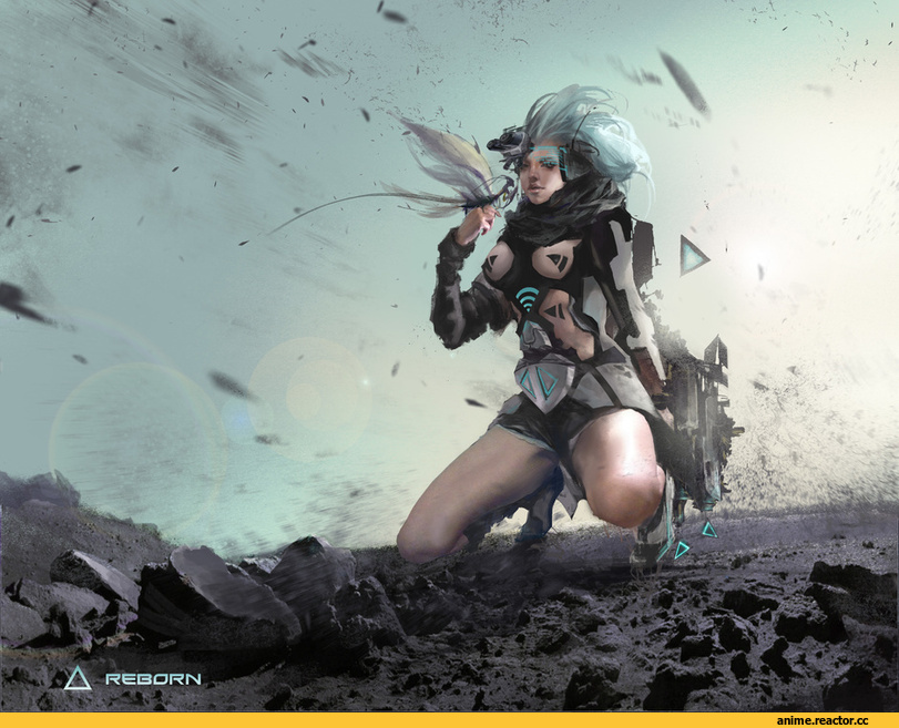 Apple Qingyang Zhang, art, красивые картинки, арт барышня, Lily, Vocaloid, Sci-Fi, Anime