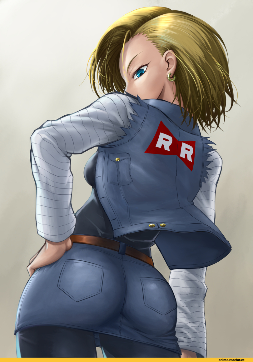 Android 18, Dragon Ball Z, WAIZ, арт барышня, Anime