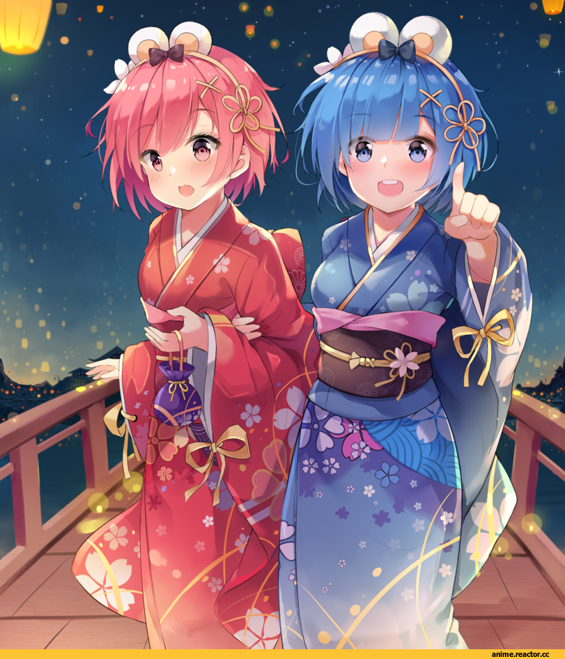 Ram (Re Zero), Re Zero Kara Hajimeru Isekai Seikatsu, Rem (re zero), pedo0201, Anime