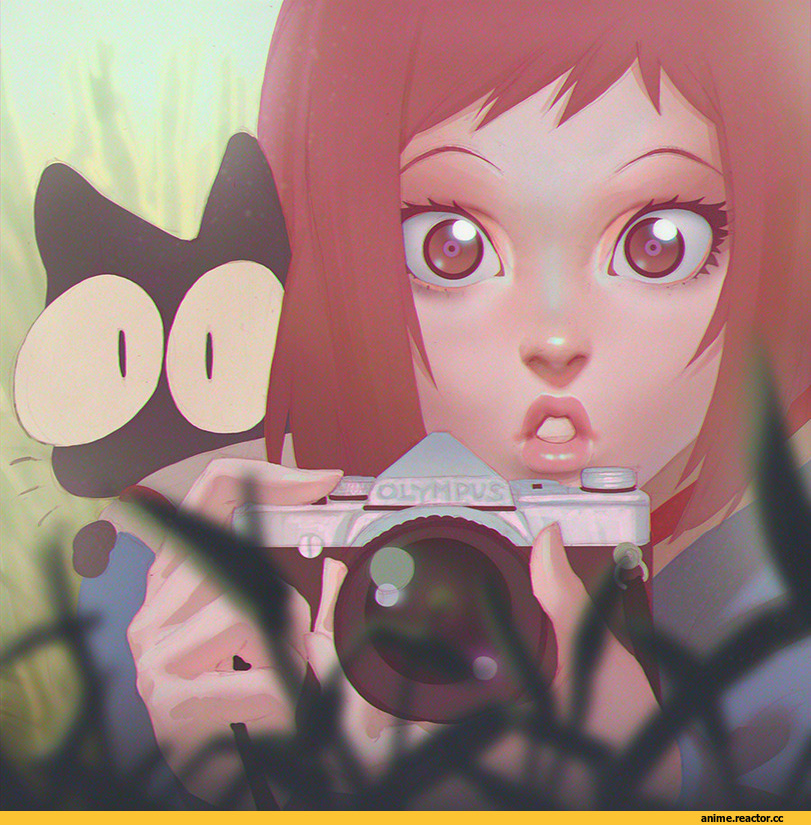 KR0NPR1NZ, mamimi, flcl, арт барышня, красивые картинки, Samejima Mamimi, Anime