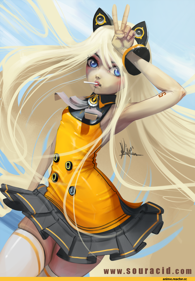 Karl Liversidge, art, красивые картинки, арт барышня, SeeU, Vocaloid, Anime