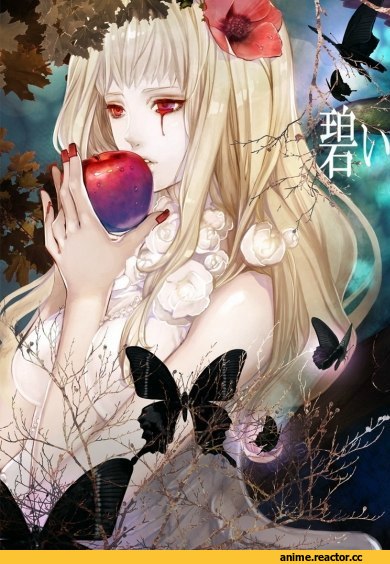 yagatama, art, красивые картинки, арт барышня, YOMI from GAREI zero, Anime