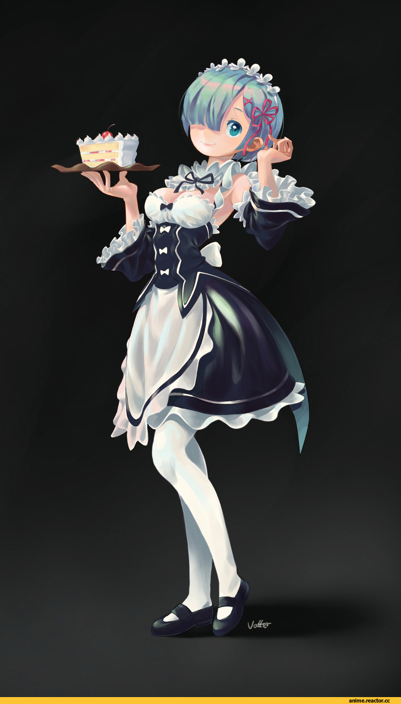 Anime Art, artist, Re Zero Kara Hajimeru Isekai Seikatsu, Rem (re zero), Anime