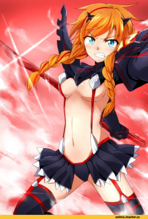 Kill la Kill, Frozen (Disney), фильмы, Kiryuuin Satsuki, Matoi Ryuuko, Elsa (Frozen), Anna (Frozen), арт барышня, красивые картинки, Anime