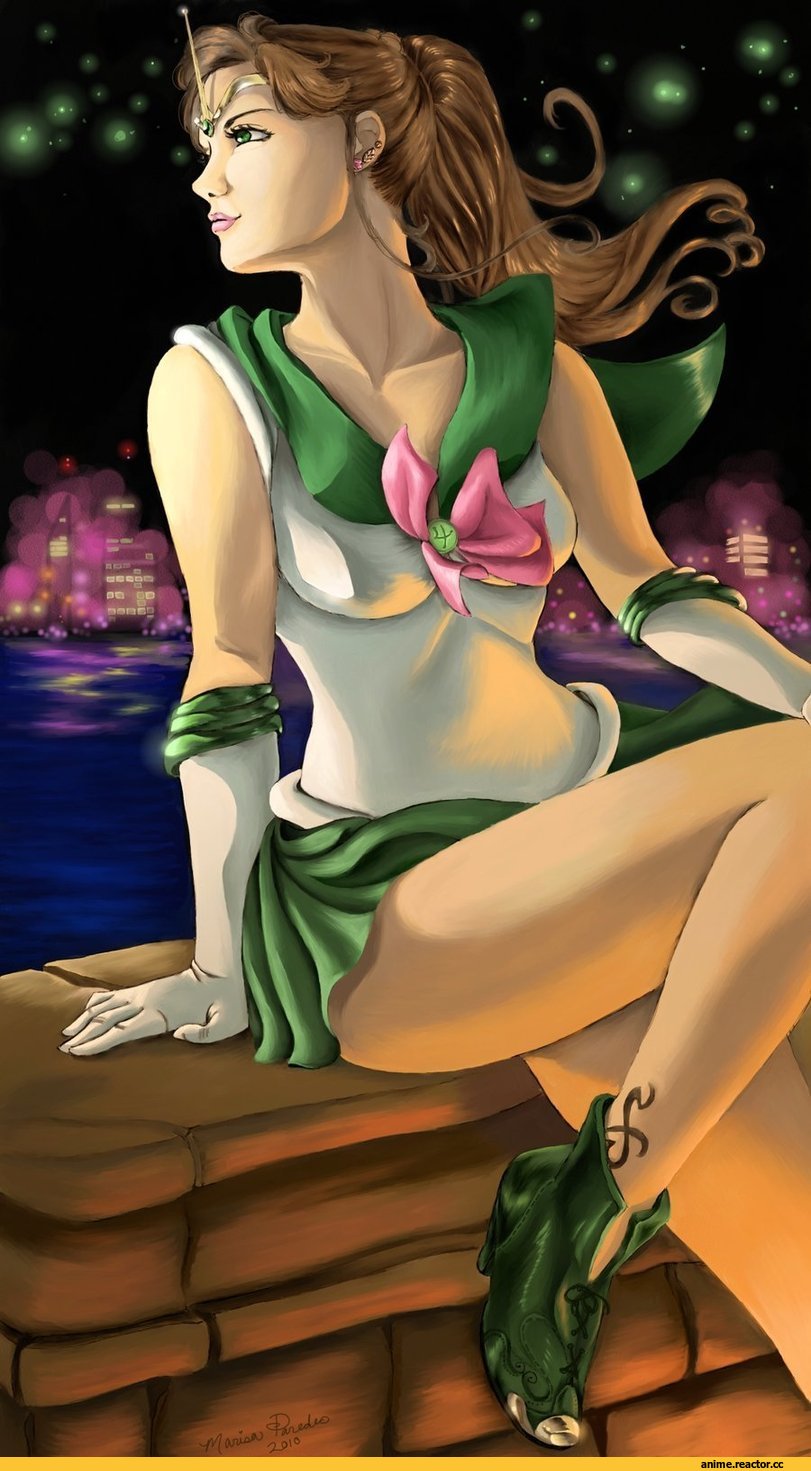 арт барышня, красивые картинки, sailor moon, Sailor Jupiter, Anime