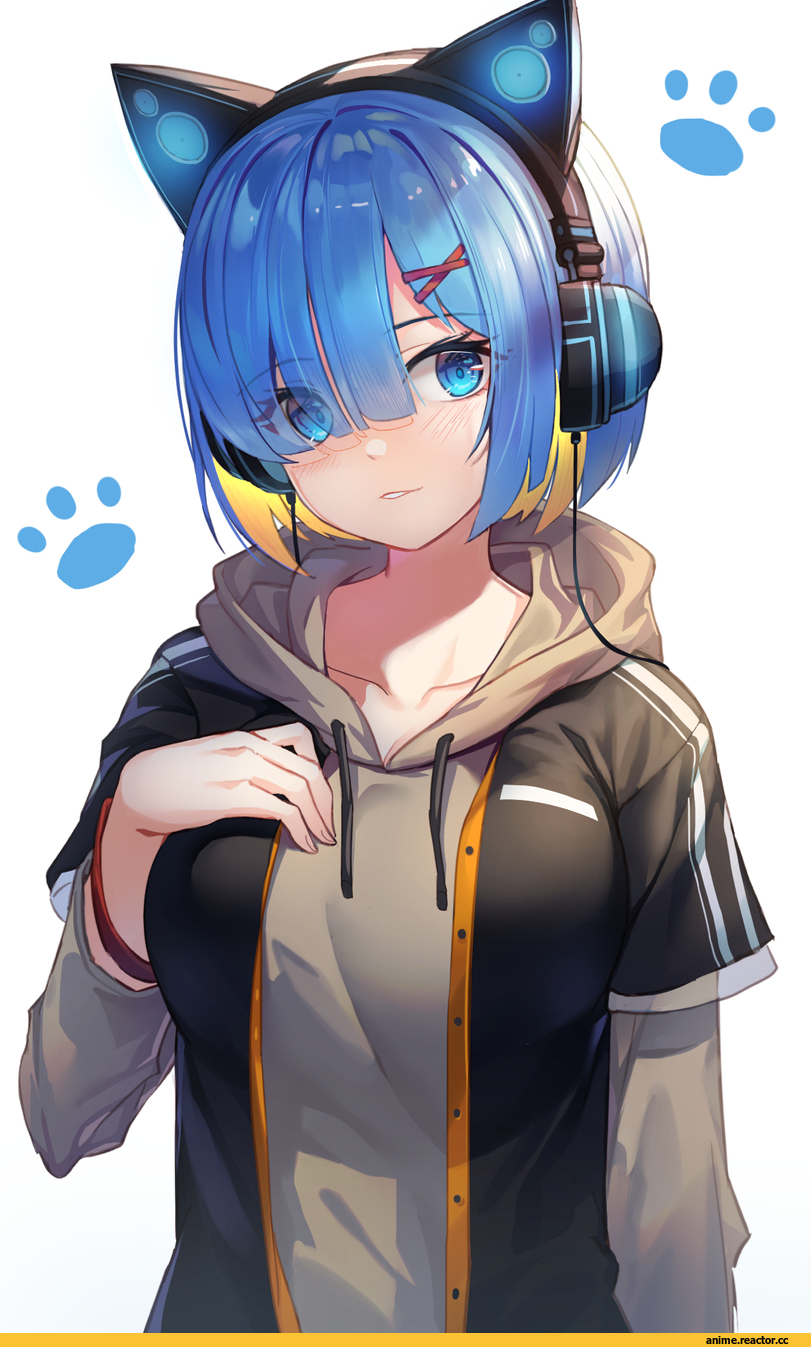 sugar (dndi888), Anime Art, artist, Rem (re zero), Re Zero Kara Hajimeru Isekai Seikatsu, Anime
