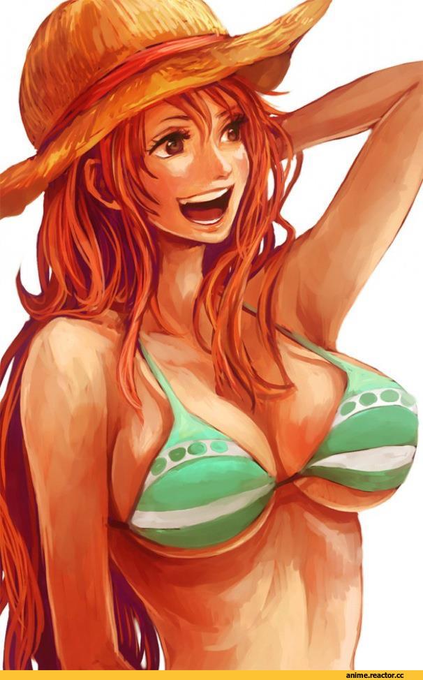 art, красивые картинки, арт барышня, Нами, One Piece, Anime