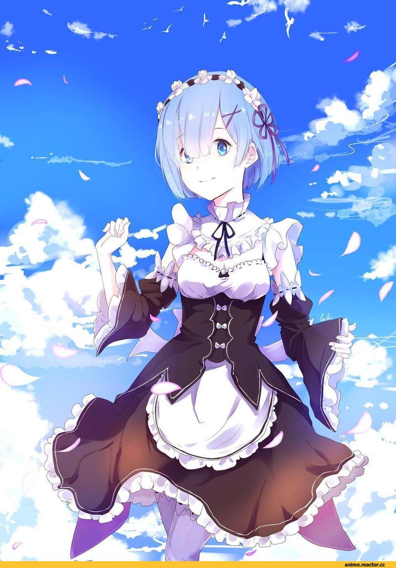Anime Art, artist, Rem (re zero), Re Zero Kara Hajimeru Isekai Seikatsu, lluluchwan, Anime