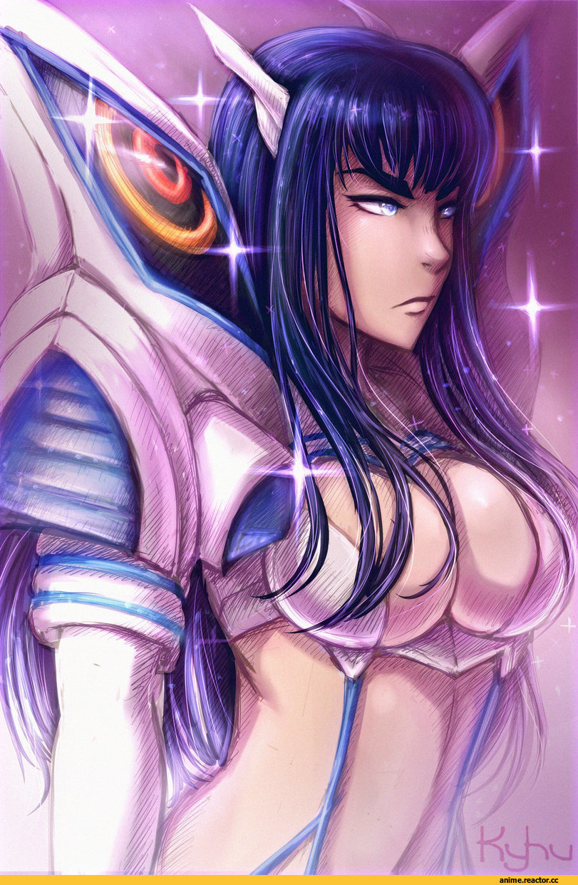 арт барышня, красивые картинки, Kill la Kill, Kiryuuin Satsuki, Anime