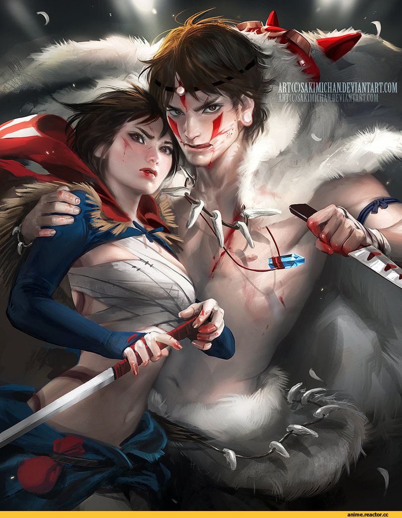 арт барышня, красивые картинки, r63, Mononoke, Anime