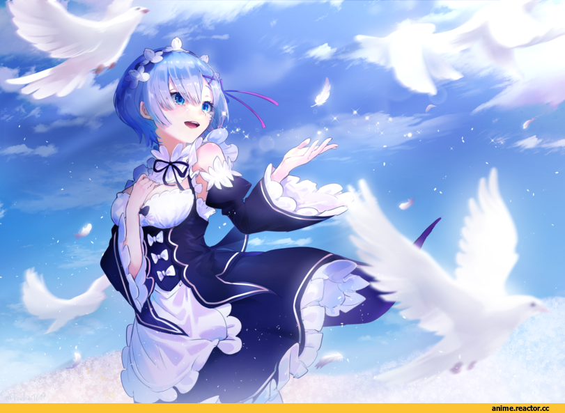 kachin, Rem (re zero), Re Zero Kara Hajimeru Isekai Seikatsu, Anime Art, artist, Anime
