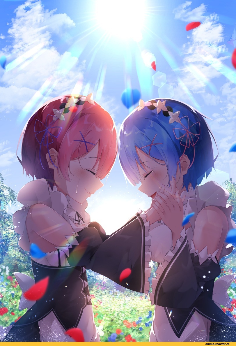 Ram (Re Zero), Re Zero Kara Hajimeru Isekai Seikatsu, Rem (re zero), suisen-21, Anime Art, artist, Anime