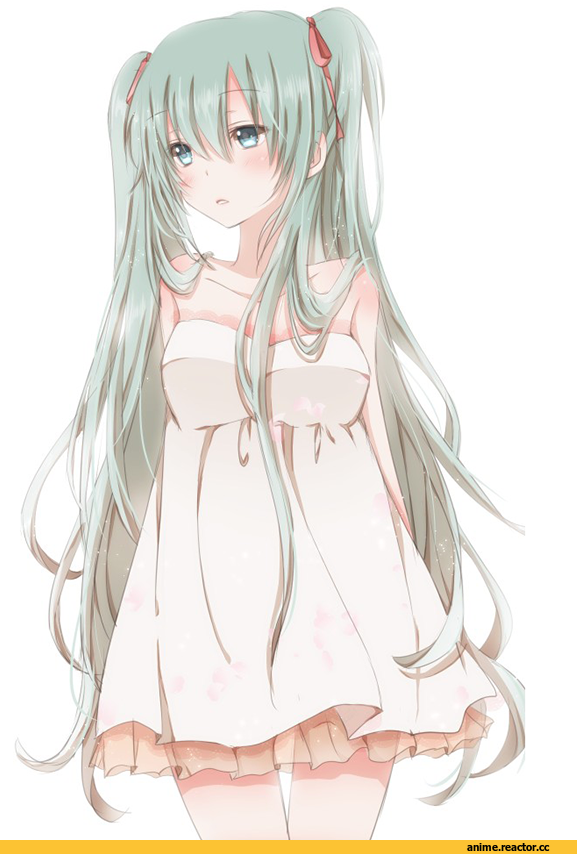 Хацуне Мику, Vocaloid, Аниме арт, арт барышня, красивые картинки, Anime