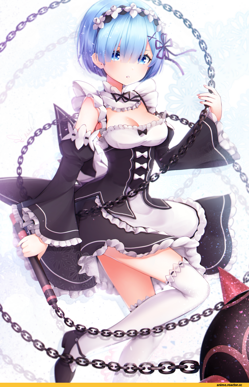 chiutake mina, Anime Art, artist, Rem (re zero), Re Zero Kara Hajimeru Isekai Seikatsu, Anime