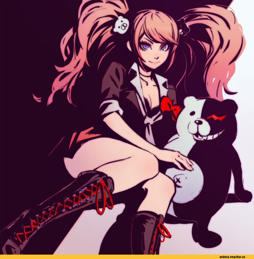 KR0NPR1NZ, art барышня, красивые картинки, Junko Enoshima, Danganronpa, Anime