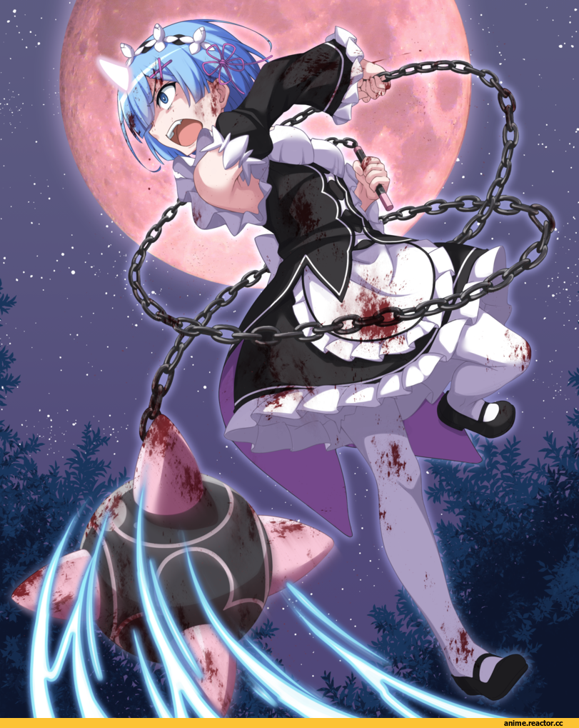 kyuutou (kyuutouryuu), Anime Art, artist, Rem (re zero), Re Zero Kara Hajimeru Isekai Seikatsu, Anime